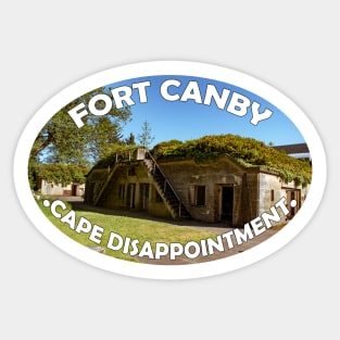 Fort Canby Cape Disappointment Washington Sticker